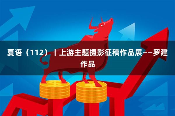 夏语（112）｜上游主题摄影征稿作品展——罗建作品