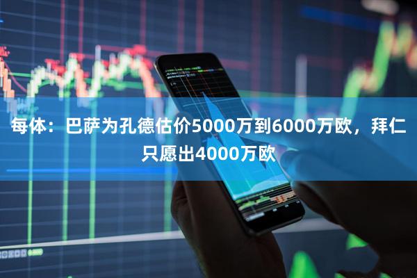 每体:巴萨为孔德估价5000万到6000万欧,拜仁只愿出4000万欧